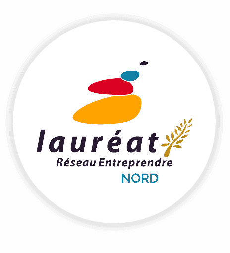 Lauréat réseau entreprendre nord logo ineat